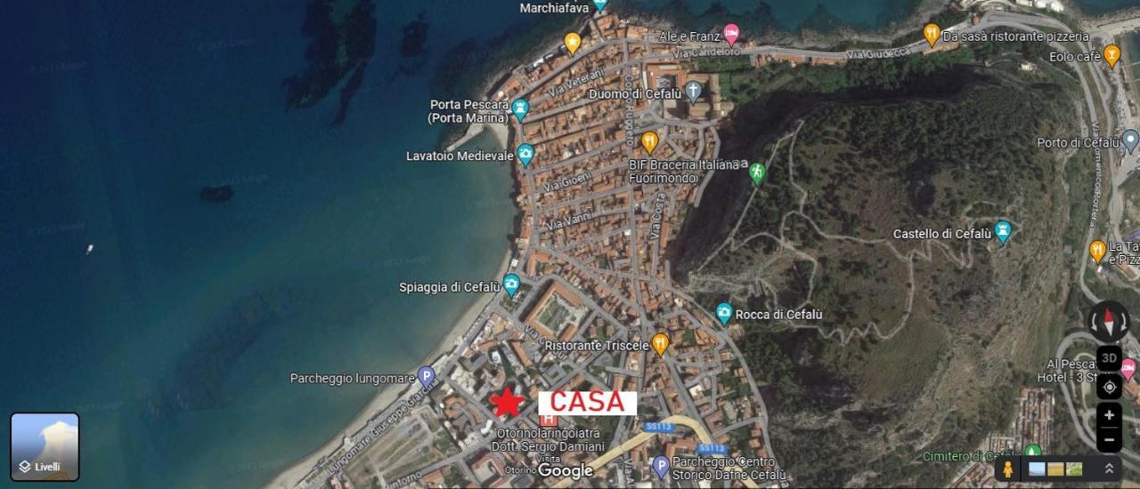 Vintage Sea House Vicino La Spiaggia Del Lungomare تْشيفالو المظهر الخارجي الصورة