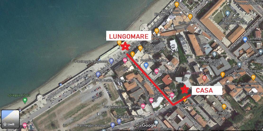 Vintage Sea House Vicino La Spiaggia Del Lungomare تْشيفالو المظهر الخارجي الصورة